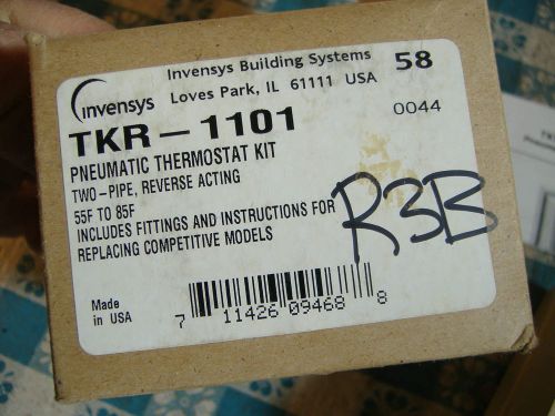 INVENSYS PNEUMATIC THERMOSTAT KIT TKR-1101 REVERSE ACTING NEW #581