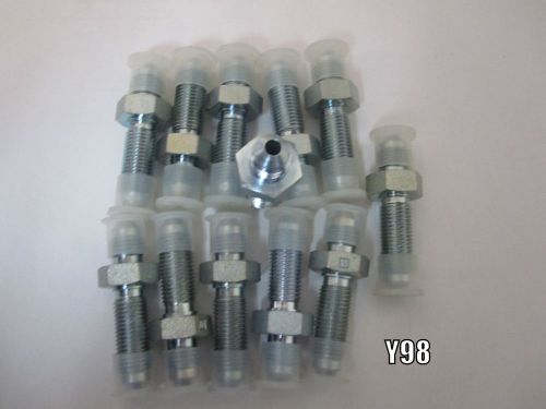 Lot of 12 --- 7/16&#034; male flare x 7/16&#034; male flare hose union coupler for sale