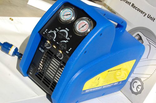 Refrigerant Freon Recovery Unit 2-Piston 1-HP Motor Fast Rate Oilless HVAC Tool