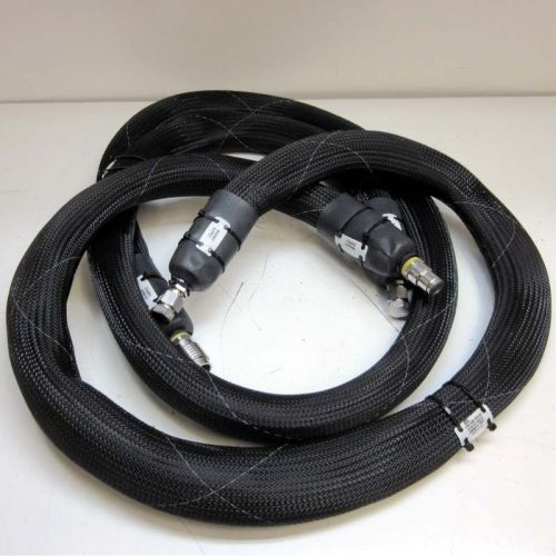 2 New 6&#039;&#039; Swagelok Supply/Return Hoses +1/2&#034; SS Fittings