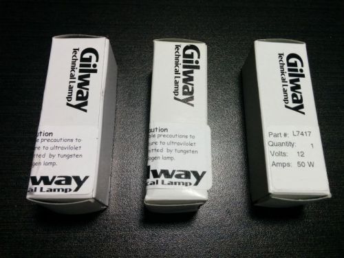 *NEW* Gilway L7417 Miniature Quartz Halogen Lamp / Light Bulb for 12V / 50W