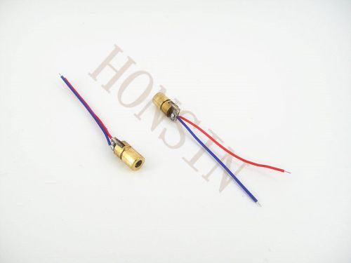 50pcs x laser diode 3v semiconductor laser dot copper tube 6mm diameter for sale