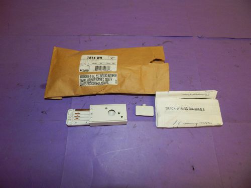 New! Lithonia Lighting TA14-WH Packaging U live end feed connector TA14WH