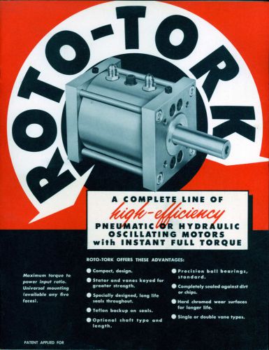 Vintage 1949-51 ROTO-TORK Pneumatic