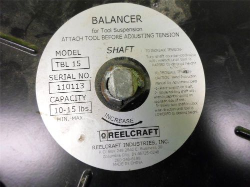 Reelcraft tool balancer tbl-15 10-15 lbs. capacity for sale