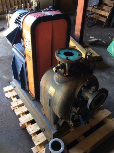 Used gorman rupp  3&#034; x 3&#034; steel self priming centrifugal pump, 15 h. p. for sale