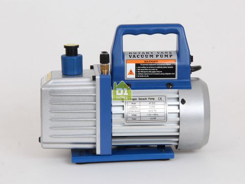 Rotary vane deep vacuum pump 3 cfm 2-stage hvac air conditioning vp225 for sale