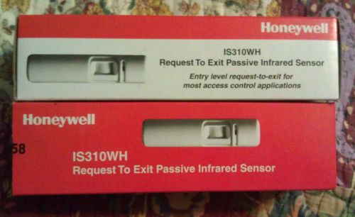 2 New Sealed Honeywell IS310WH Request to Exit Passive Infrared Sensor Access