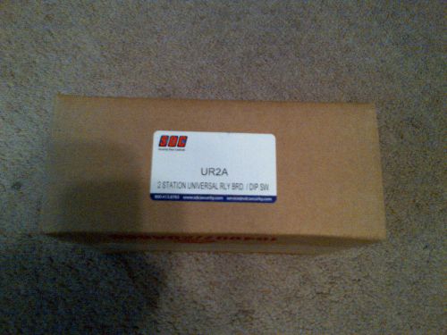 Security door controls ur2a. 2 station universal relay board with dip switch for sale