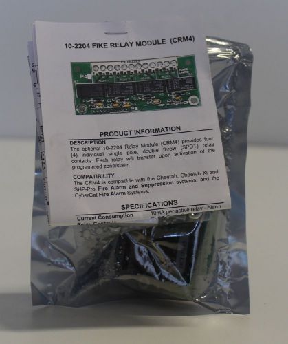 Fike CRM4 Relay Module (Fike 10-2204)  3 Available