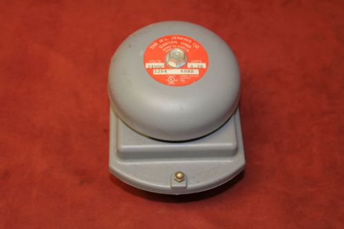 The W.L. Jenkins 1204 4 inch 24VDC 0.20 Amp Bell Used