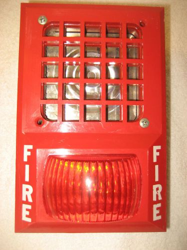 Vintage federal fire alarm unit w/ signal light/horn for sale