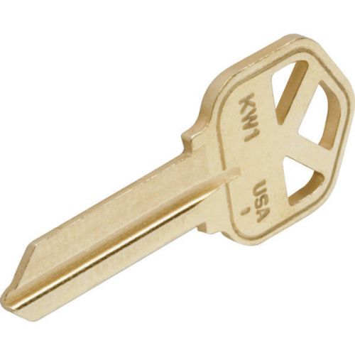 Box of 245 kw1 taylor/ilco kwikset brass blank keys kw1-br-245pk made in usa new for sale