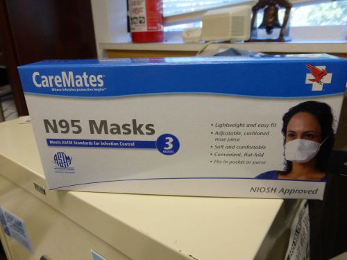 CARE MATES N95 MASK PACKAGE OF 3