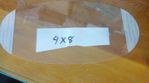 65  Mylar Lens Protectors 4 &#034;X 8 &#034; with tabs (self adhering)