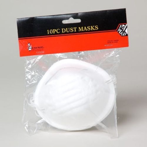 Filter dust mask 10pk disposable gov hard pbh, case of 48 for sale