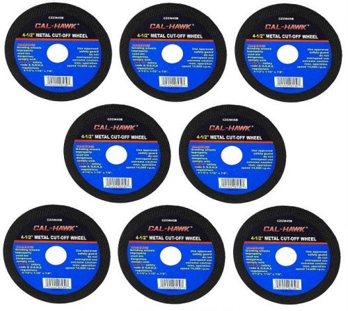 8 pc 4 1/2&#034; cut off wheel for metal cutting disc grinders 1/16&#034; thickness for sale