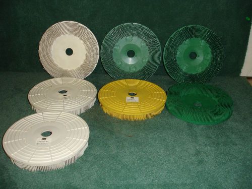3m 27685, ceramic aluminum oxide arbor bristle disc, 7 inch, 50,80,120 grit for sale