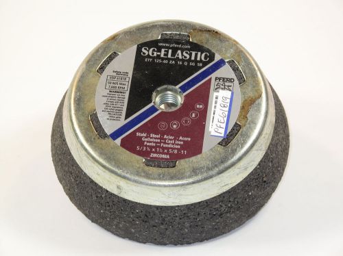 Pferd 6in flaring cup wheel with 5/8-11 thread pt# 61819 (#1244) for sale