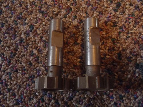 (3) key seat cutter 1009 straight tooth 1-1/8&#034; x 5/16&#034; modifid shank for sale