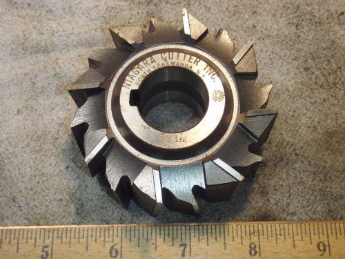 NIAGARA 3&#034; x 1 1/4&#034; x 1&#034; STAGGERED TOOTH Side Milling Cutter HSS