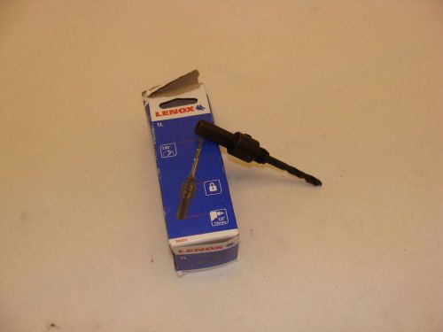 LENOX 30001 1L 1/2 INCH (13MM) HEX SHANK TYPE HOLE SAW ARBOR NEW IN BOX NIB