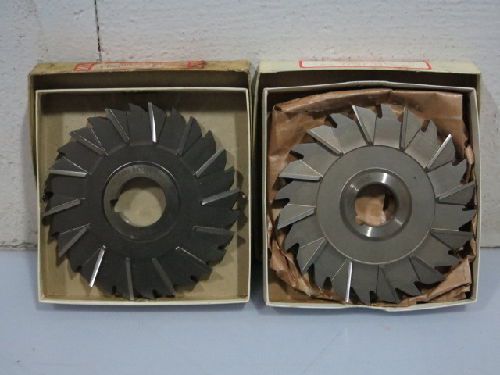 2 NIAGARA CUTTER STAGGERED TOOTH SIDE MILL CUTTERS LOT, S-6083, S6102
