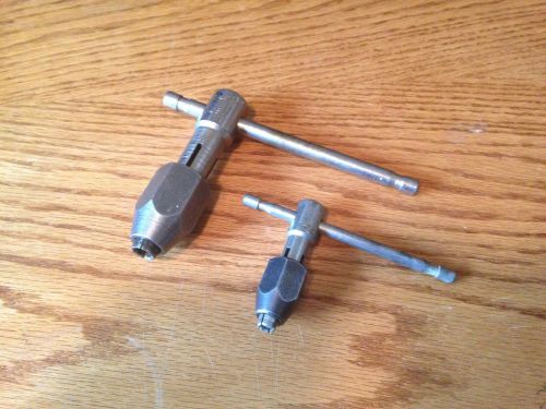 lot of two craftsman usa tap handle Tap Wrench Set 0~1/4&#034; &amp; 1/4&#034;~1/2&#034;