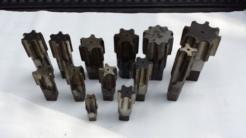 High strength steel tapping bits - lot of 13