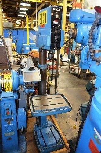 Doall drill single spindle 17&#034; no. dg-17 gear head 150-2000 rpm clean (27083) for sale