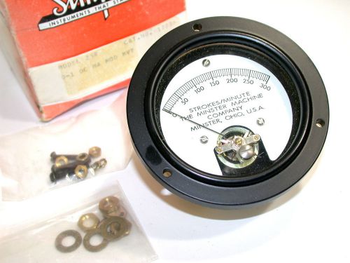 New minster 0-300 strokes/minute panel mount meter 270-1581 for sale