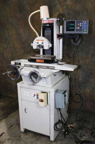 6&#034; W 12&#034; L Harig 612 SURFACE GRINDER, ACCURITE DRO, CABLE DRIVE, EMC