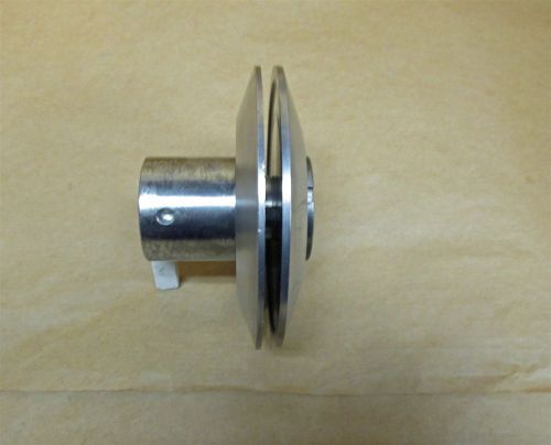 Cincinnati no. 2 grinder wheel adapter hub extended flanges &amp; hub for sale