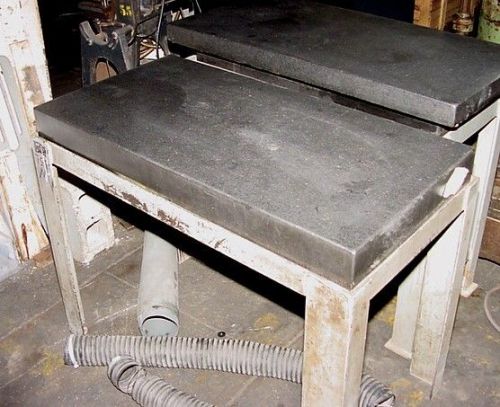 48&#034; l 24&#034; w unknown 4&#039; x 2&#039; black granite surface plate granite surface plate, o for sale