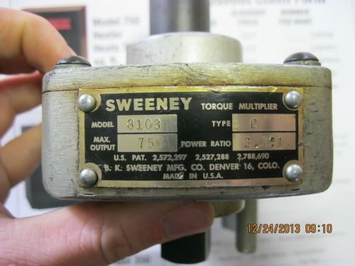 Sweeney 8103 type c torque multiplier for sale