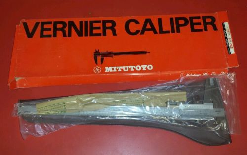 Mitutoyo Vernier Caliper, 0-12&#034; Range. New in box from back stock.