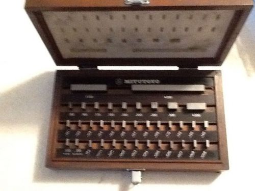 complete 42 pc.MITUTOYO gage gauge Block Set inspection Machinist