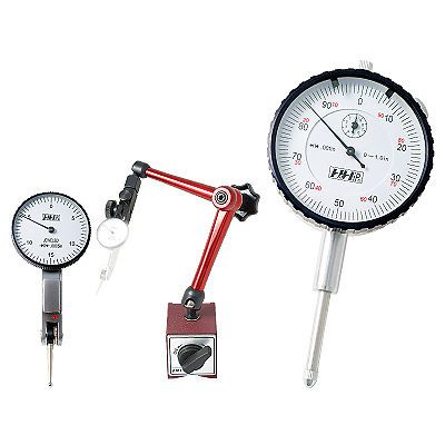 0.03 INCH DIAL TEST &amp; 1 INCH DIAL INDICATORS WITH UNI MAGNETIC BASE (4400-0018)