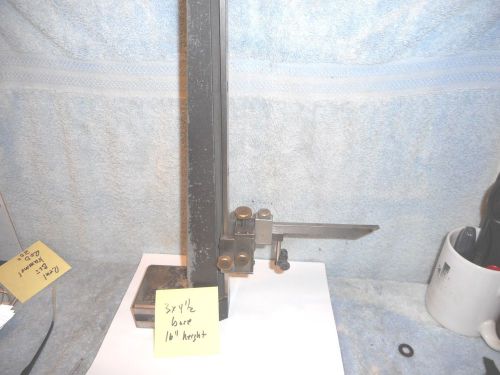 Machinists 1/1/a brown and sharpe height transfer + indicator holder fixture for sale