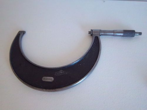 Used 4 lufkin outside micrometers 3-4&#034;, 4-5&#034;, 5-6&#034;, 6-7&#034; for sale