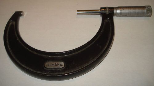 Starrett 436.1pl-4 outside micrometer 3-4 in locknut for sale