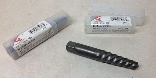 Lot of 2 chicago-latrobe 65013, style 800, no. 6 screw extractor      (#2) for sale