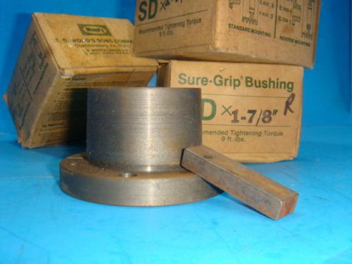 NEW LOT OF 4, WOODS, SURE GRIP BUSHING, QD TYPE, TAPERED, SD X 1 7/8, NEW IN BOX