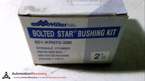 Miller 051-kr075-200 bolted star bushing kit 2&#034;dia rod wiper,rod seal,, new for sale