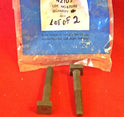 Nos jergens 42103 black oxide t bolts 3/8-16 x 2-3/4&#034;  lot of 2 usa made for sale