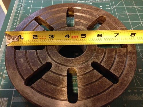 8&#034; LATHE DRIVE FACE PLATE WITH 2&#034;  8 TPI MOUNT Buy It Now! Why Wait?