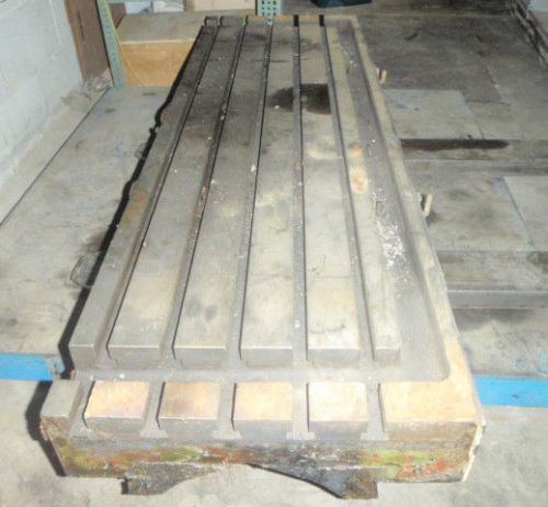 59&#034; x 19&#034; x 8&#034; Steel Welding T-Slotted Table T-Slot Cast iron Layout