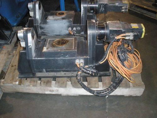 CNC 4th &amp; 5th Axis Trunnion With Baldor Servo Drives Rotary Table