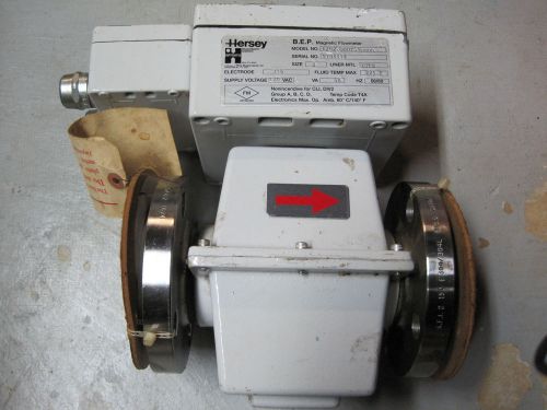 2” hersey bep magnetic flowmeter 6202.os0t5a0000 120vac fm approved new!! for sale