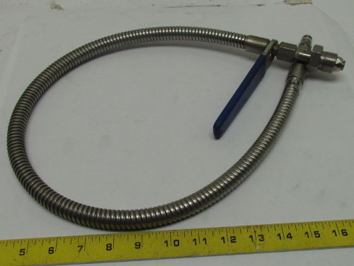 Matheson 580-CGA 3Ft Stainless Steel Flex Hose For Manifolds/Switchover Assembly